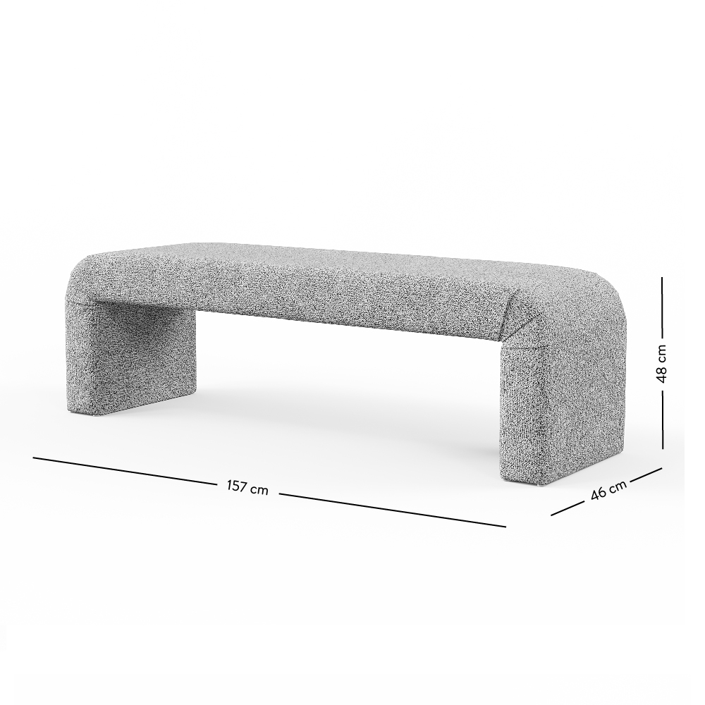 Felix Bench Seat - Boucle