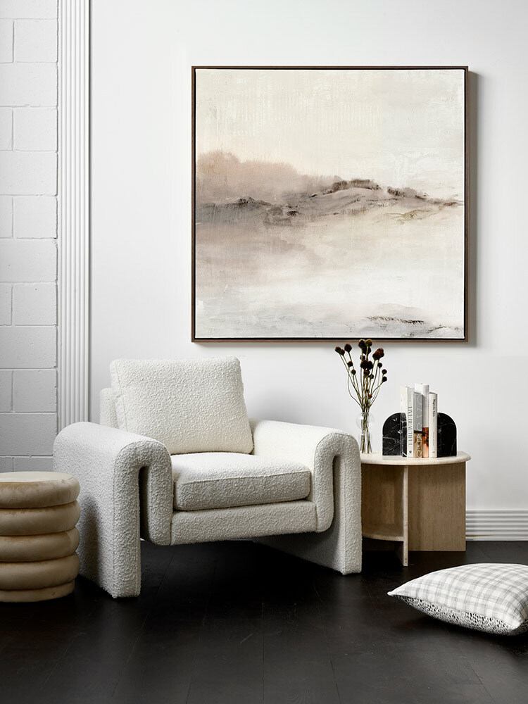 Winter Dunes Canvas Art Print