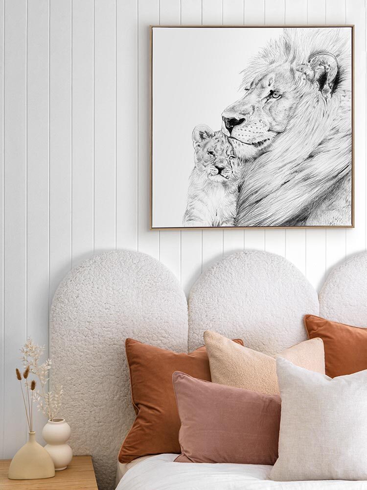 Lion Canvas Art Print