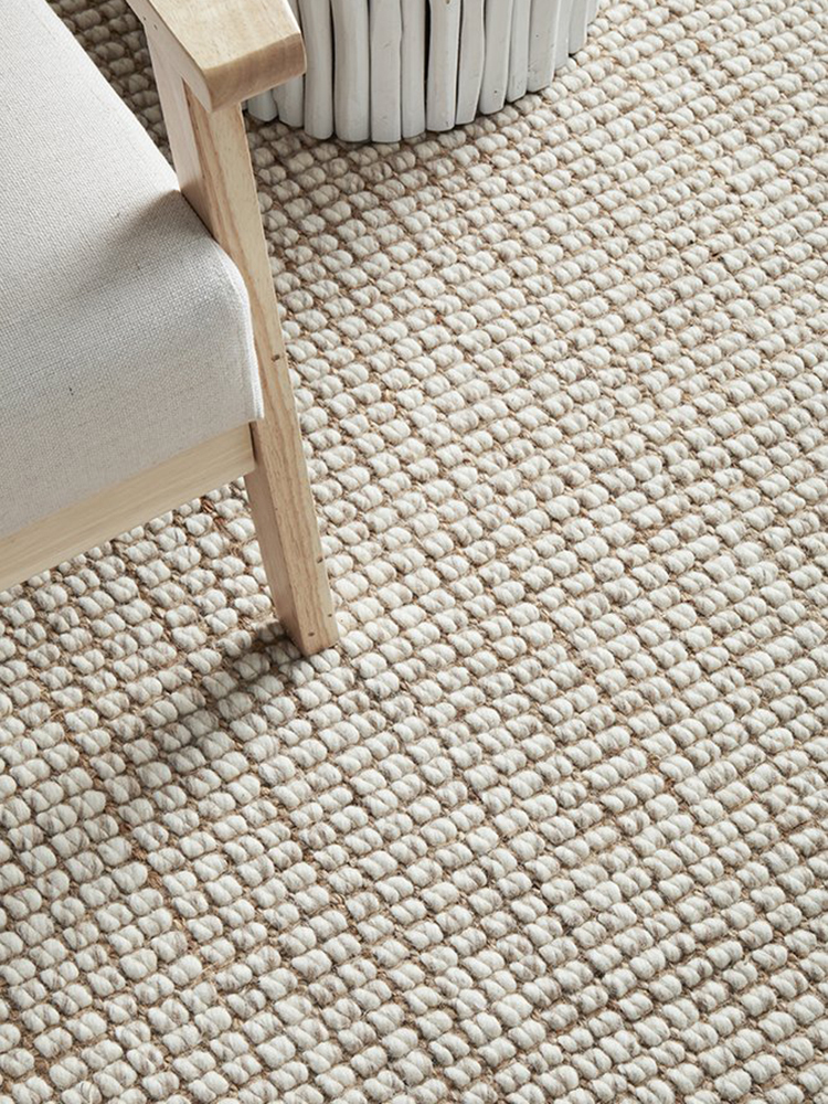 Arabella Natural Handmade Wool-Jute Blend Rug