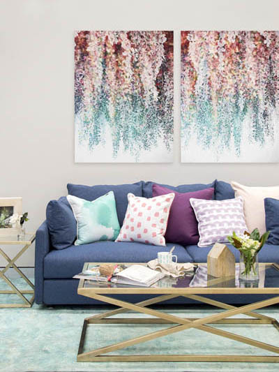 Wisteria Lane I Canvas Art Print