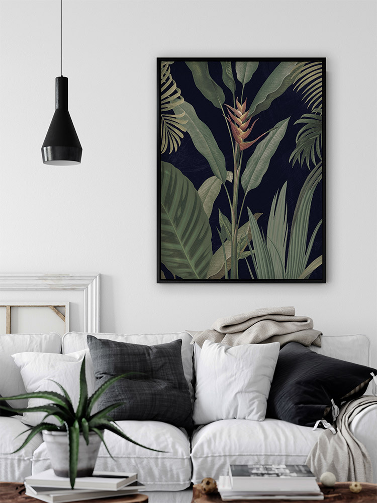 Dark Flora II Canvas Art Print