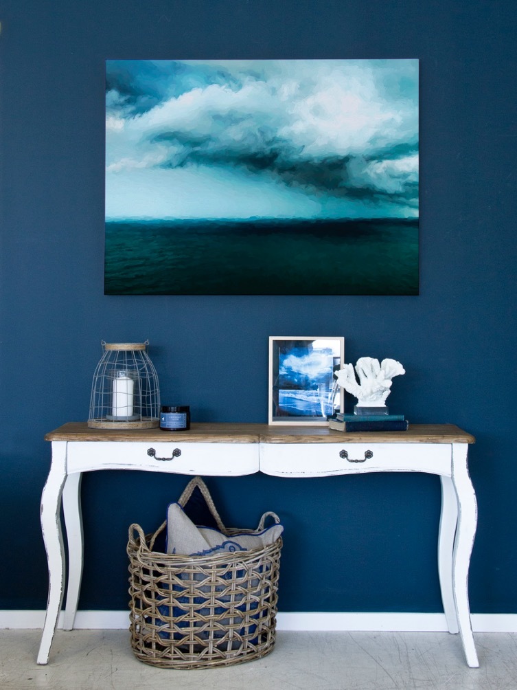 Sombre Seas Canvas Art Print