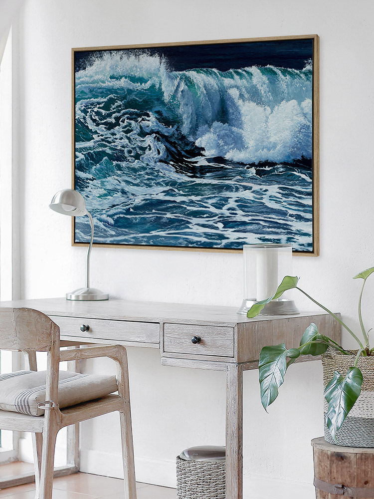 Mollymook Canvas Art Print