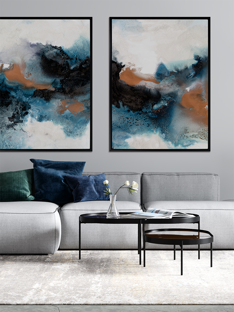 Water and Earth II Canvas Art Print