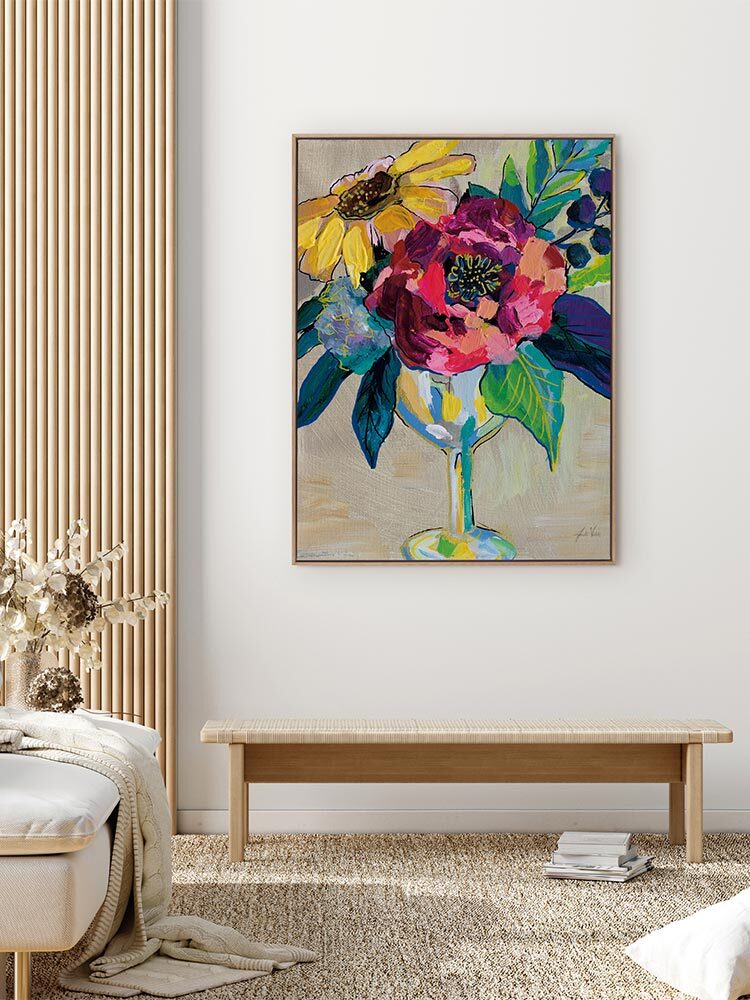 Bright Blossoms III Canvas Art Print