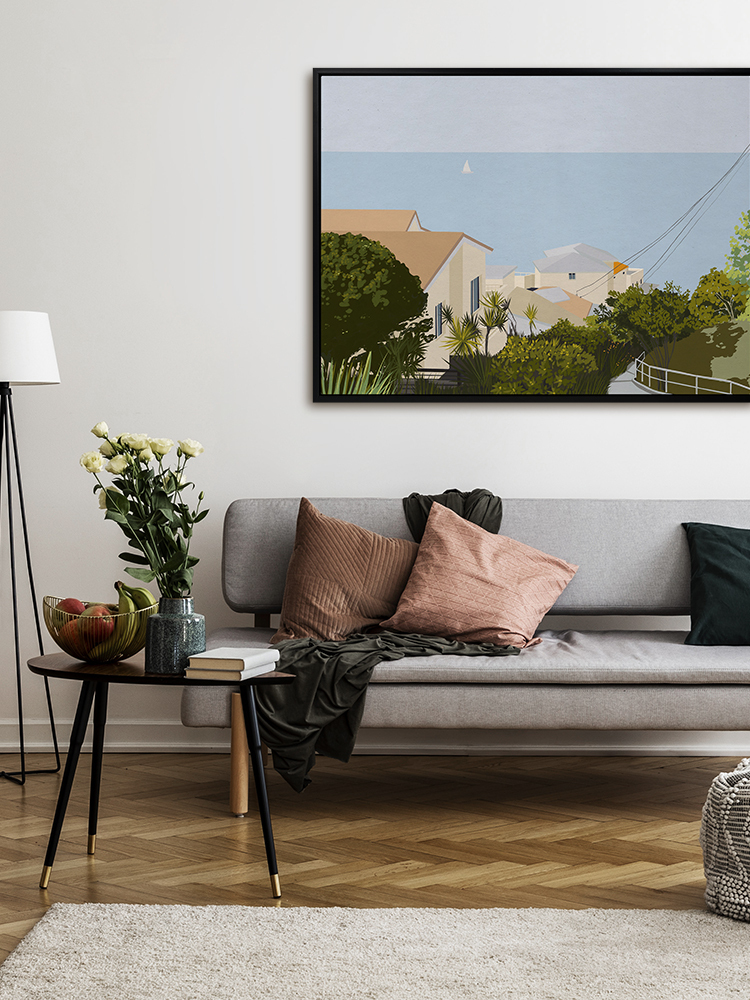 Bondi Road Canvas Art Print