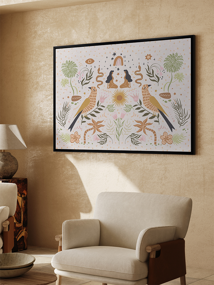 Songbird Salutations Canvas Art Print