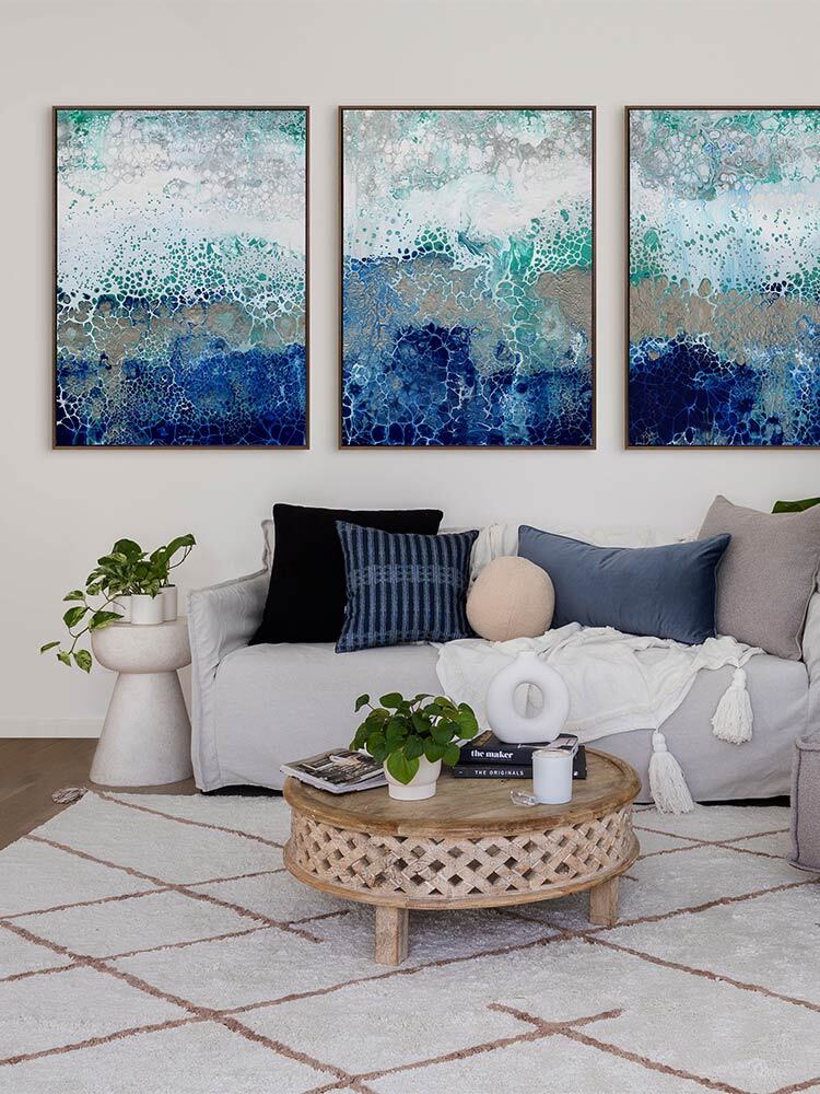 Wash Away III Canvas Art Print