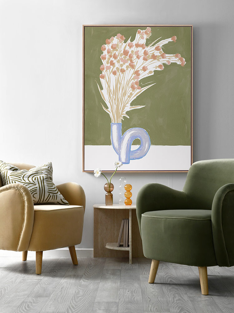 Villa Bloom II Canvas Art Print