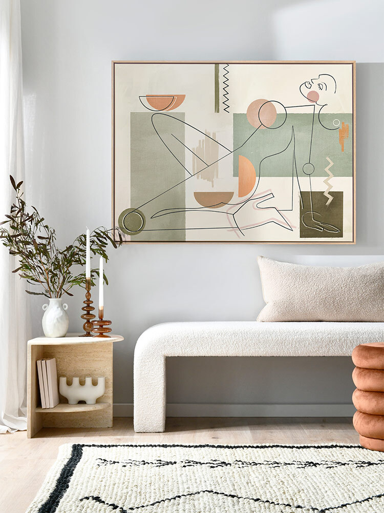 Relever Canvas Art Print