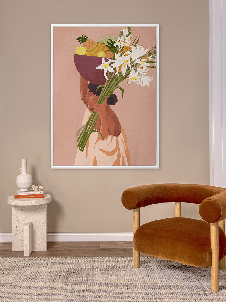 Mercado del sol Canvas Art Print