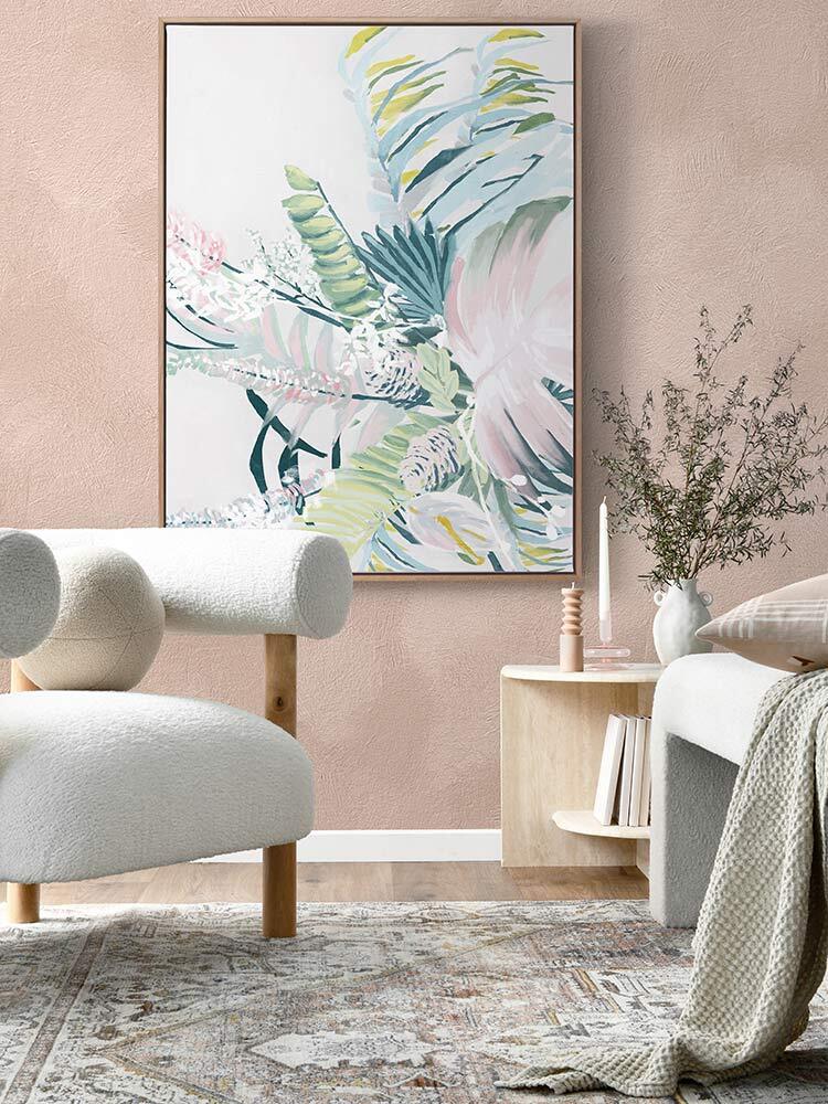 Flora Whispers Canvas Art Print