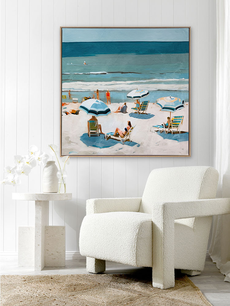 Burleigh Beach I Canvas Art Print