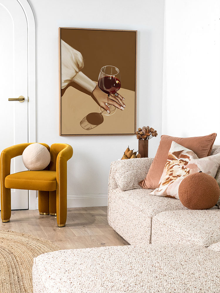 Glass of Shiraz Canvas Art Print