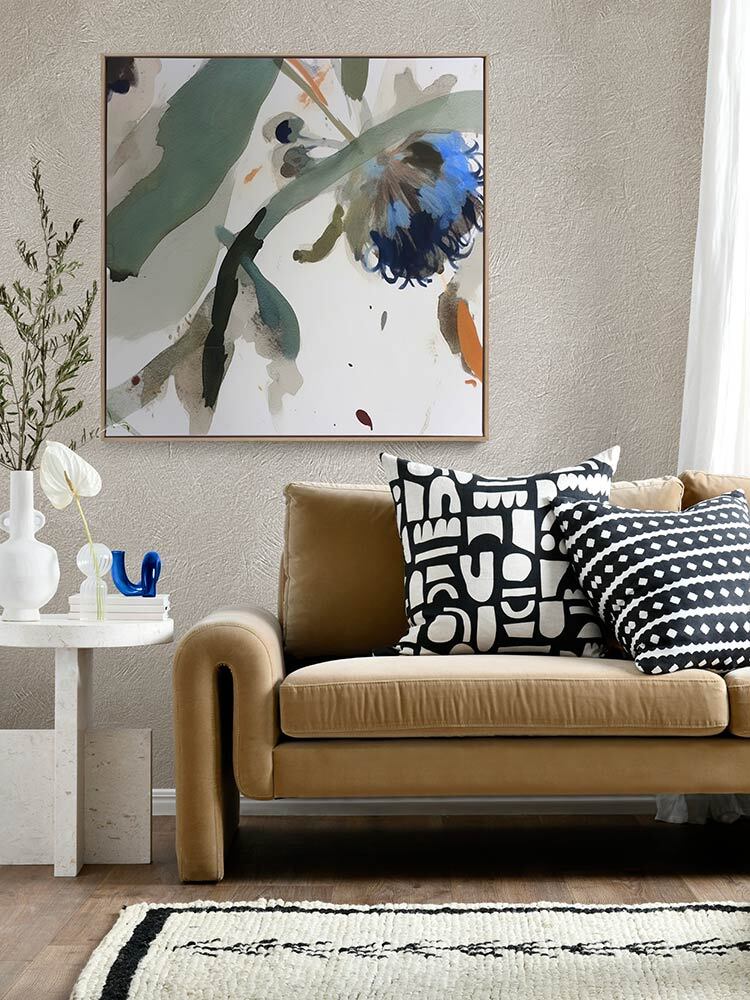 Blue Nectar I Canvas Art Print