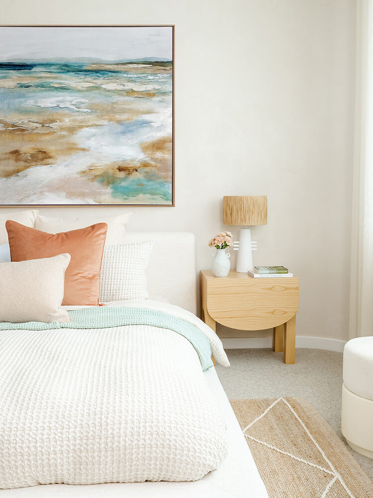 Sea Meets Sand Canvas Art Print