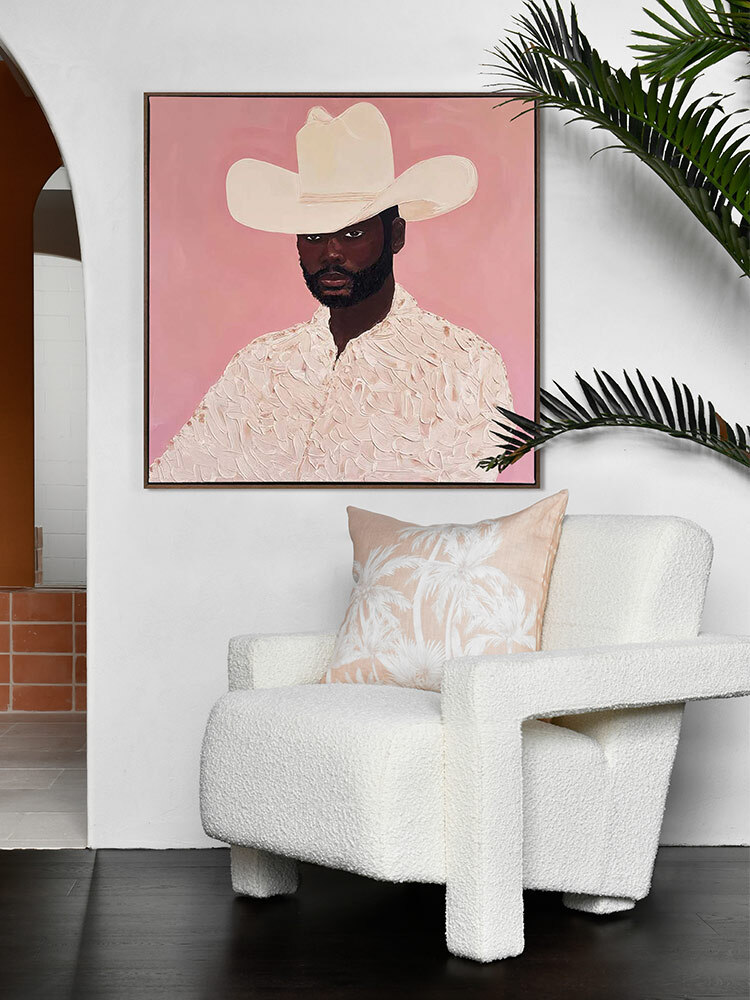 Boundless Cowboy Canvas Art Print