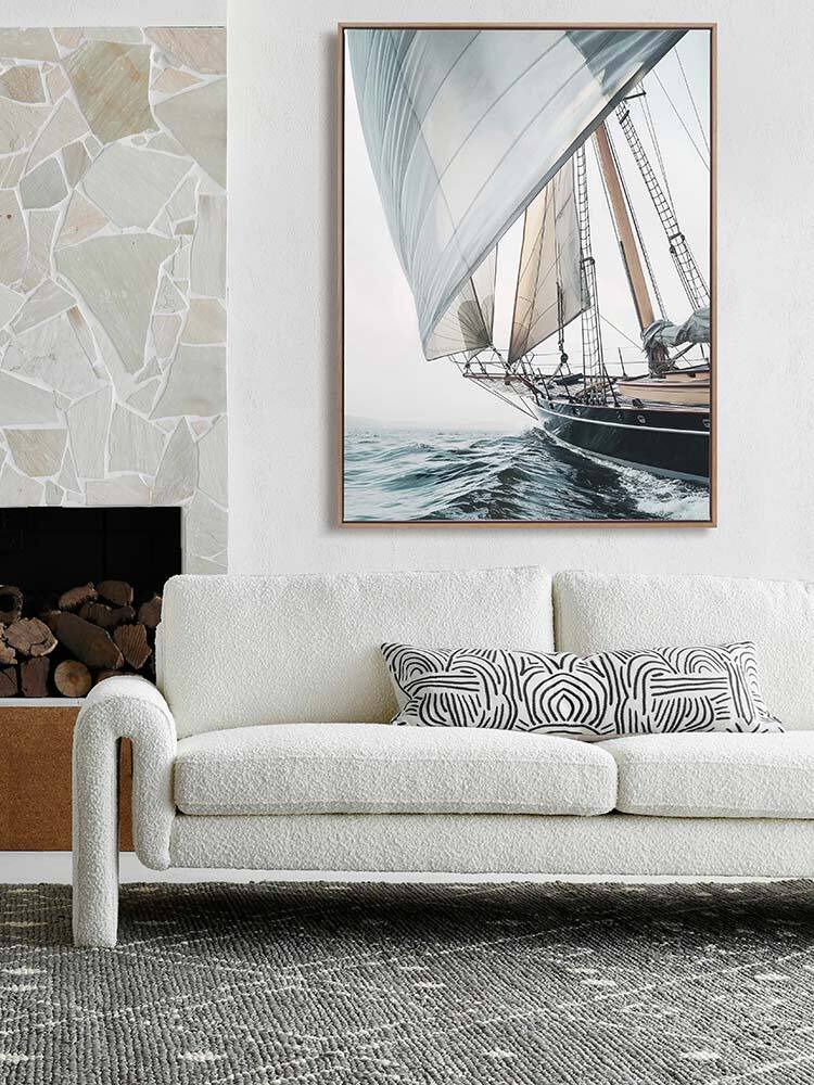 Day at Sea Canvas Art Print