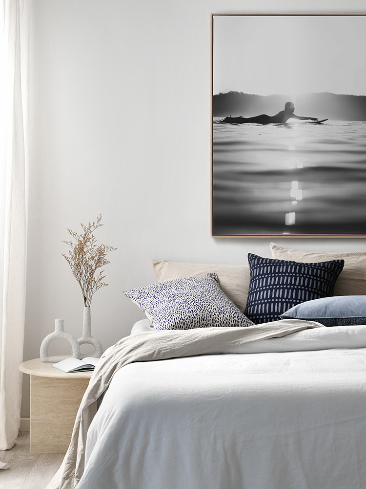 Sunrise Surfer Canvas Art Print