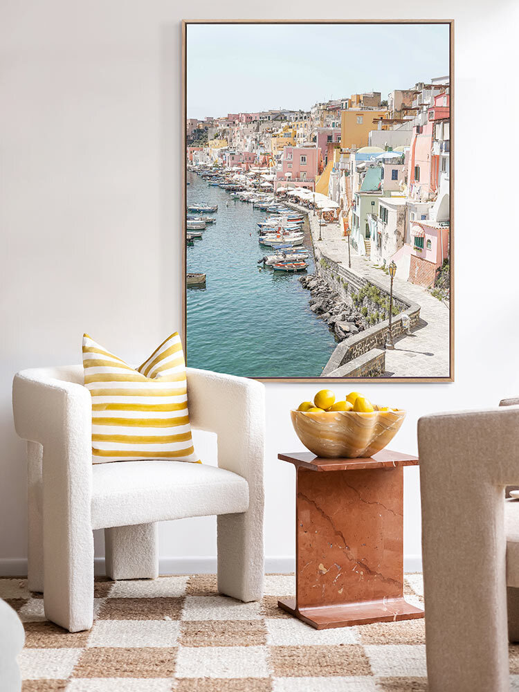 Coastal Pastels Canvas Art Print