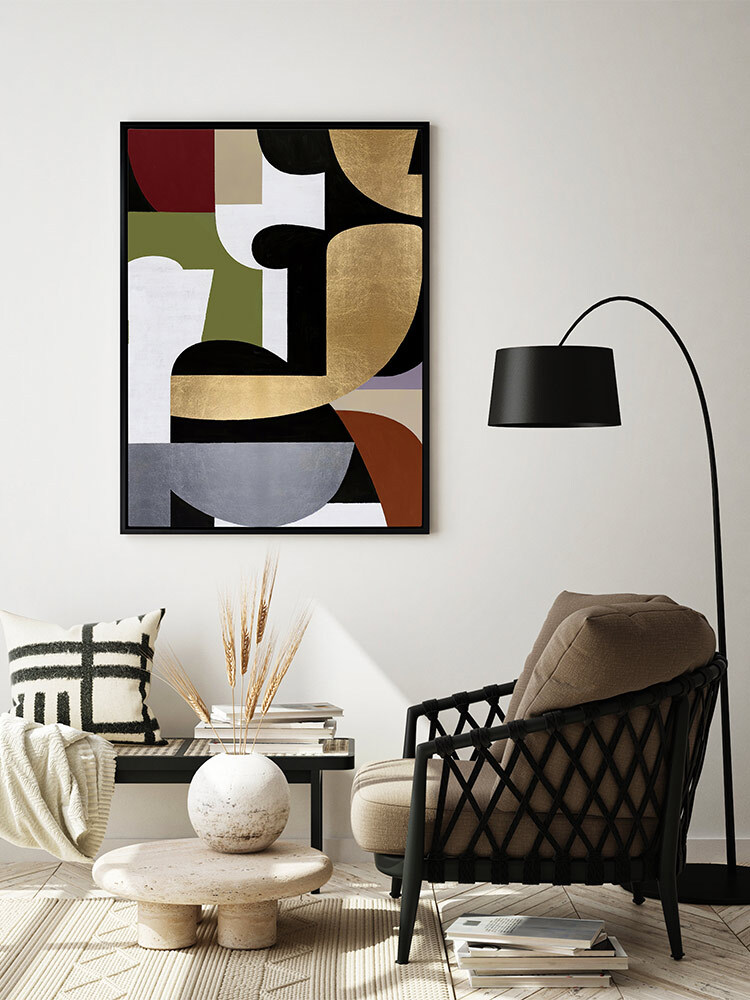 Converging II Canvas Art Print