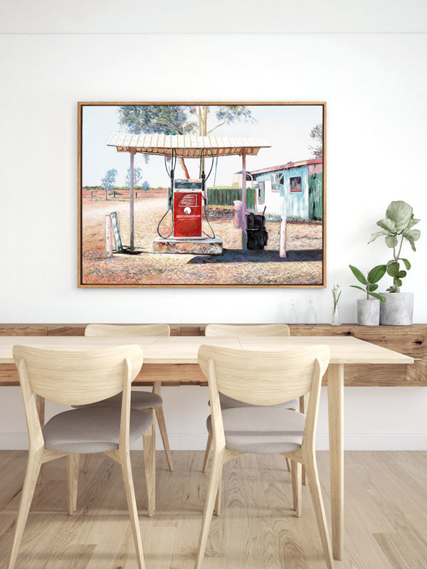 Sheep Station Canvas Art Print