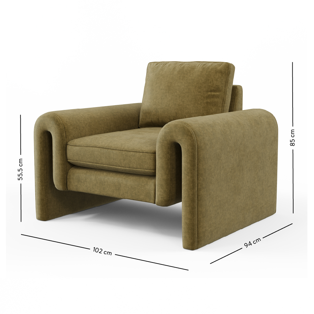 Kole Armchair - Velvet