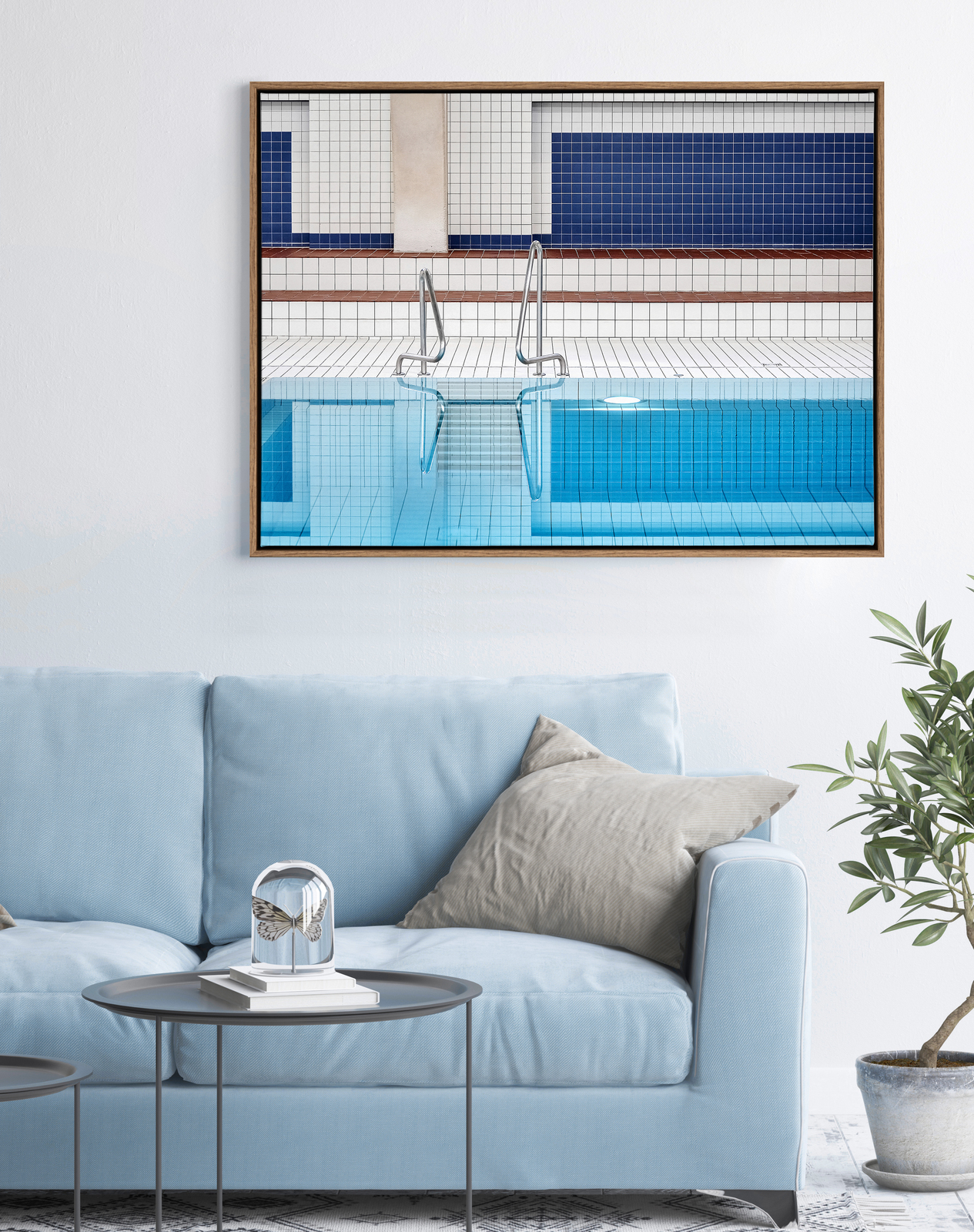 Pool Etiquette Canvas Art Print