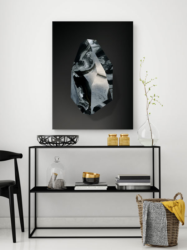 Onyx Canvas Art Print