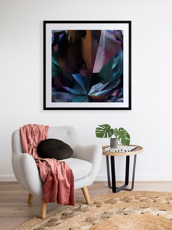 Crystal Nightshade Canvas Art Print