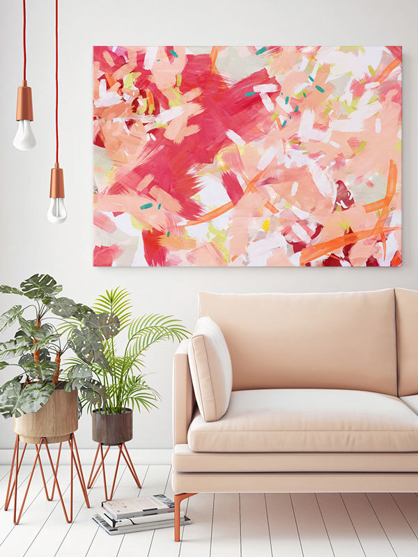 Coral Cove Canvas Art Print