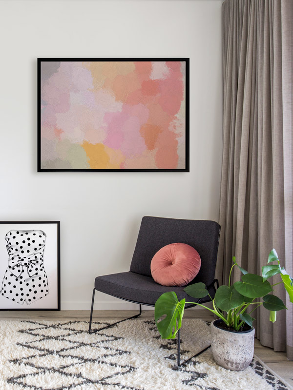 Peachy Keen Canvas Art Print