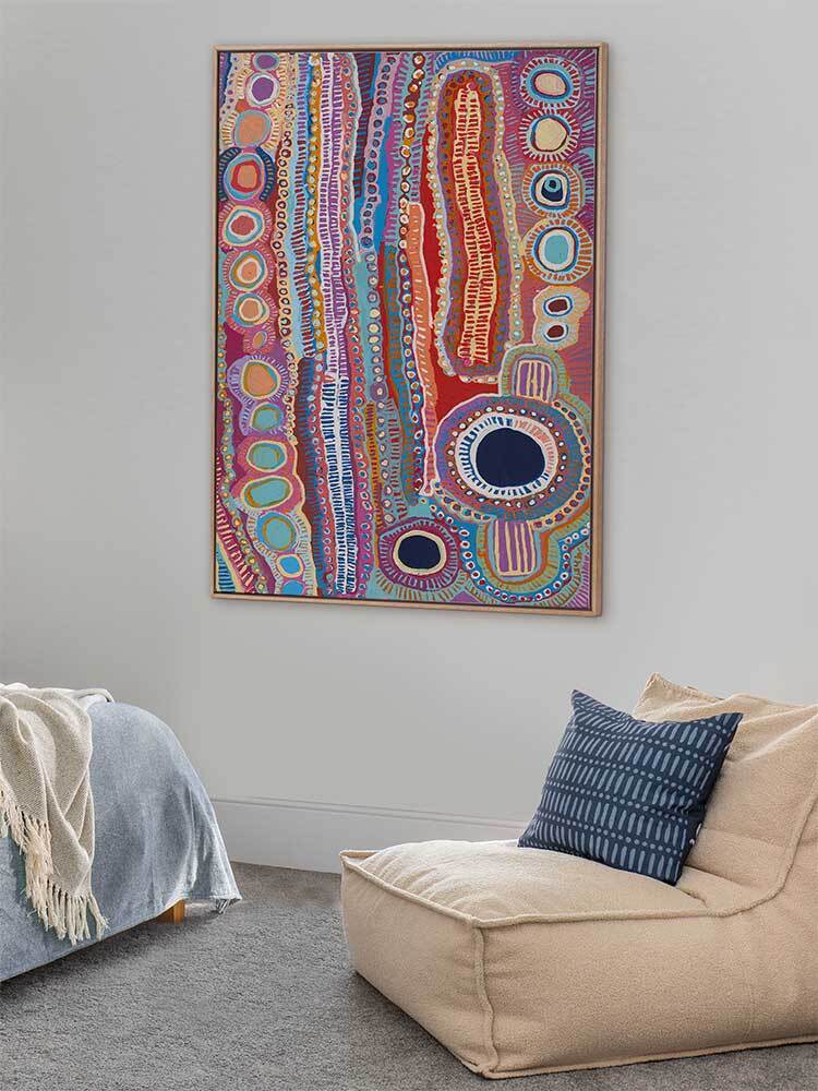 Malikijarra Jukurrpa Canvas Art Print