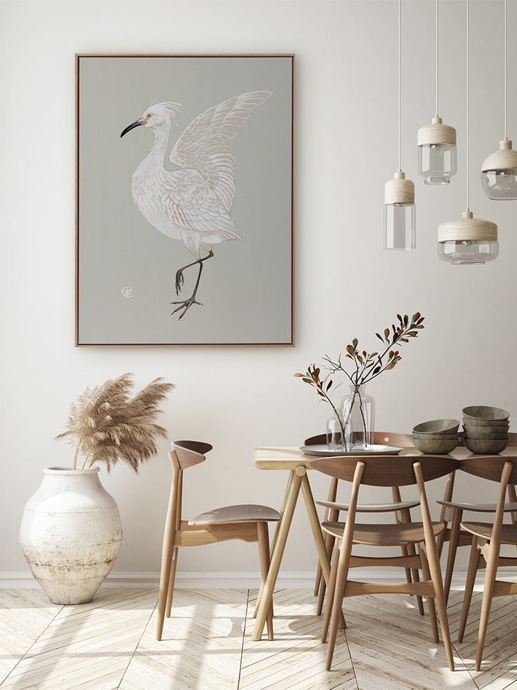 Water Bird Canvas Art Print