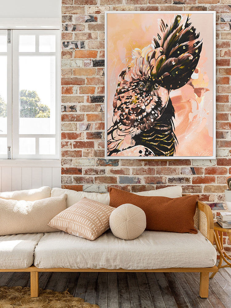 Dawn Peach Canvas Art Print