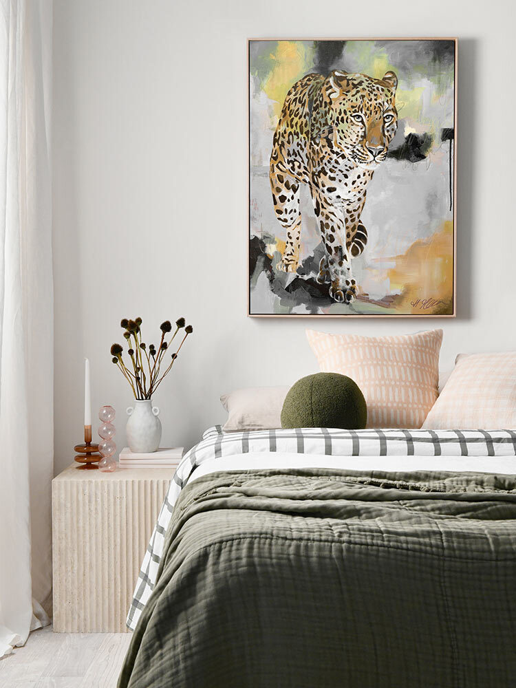 Wildest Dreams Grey Canvas Art Print