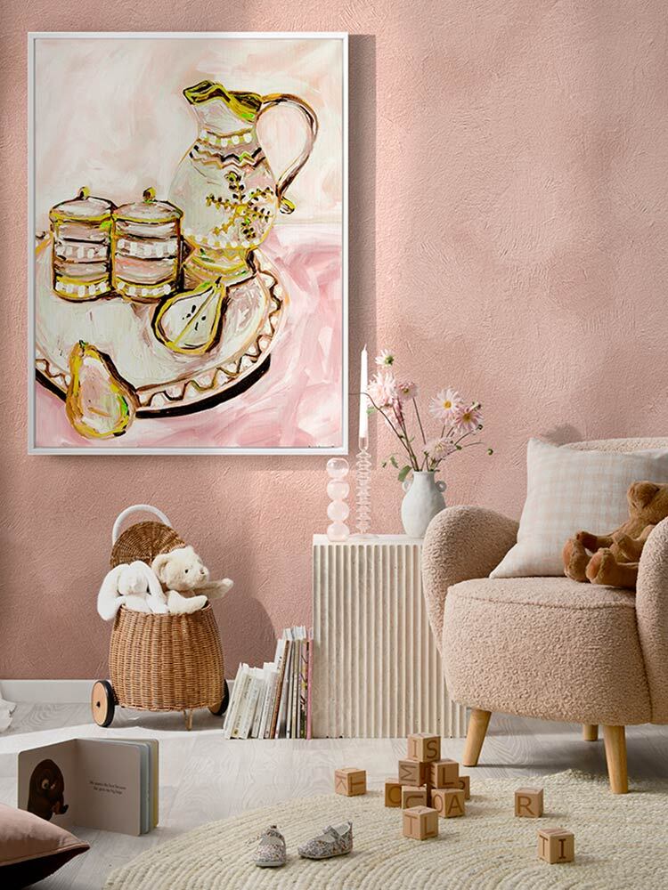 Still Life Tea Party Multicolour Canvas Art Print