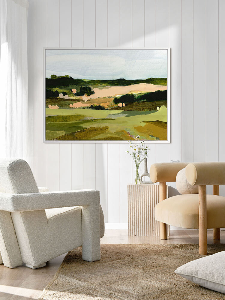 Fields of Green Canvas Art Print