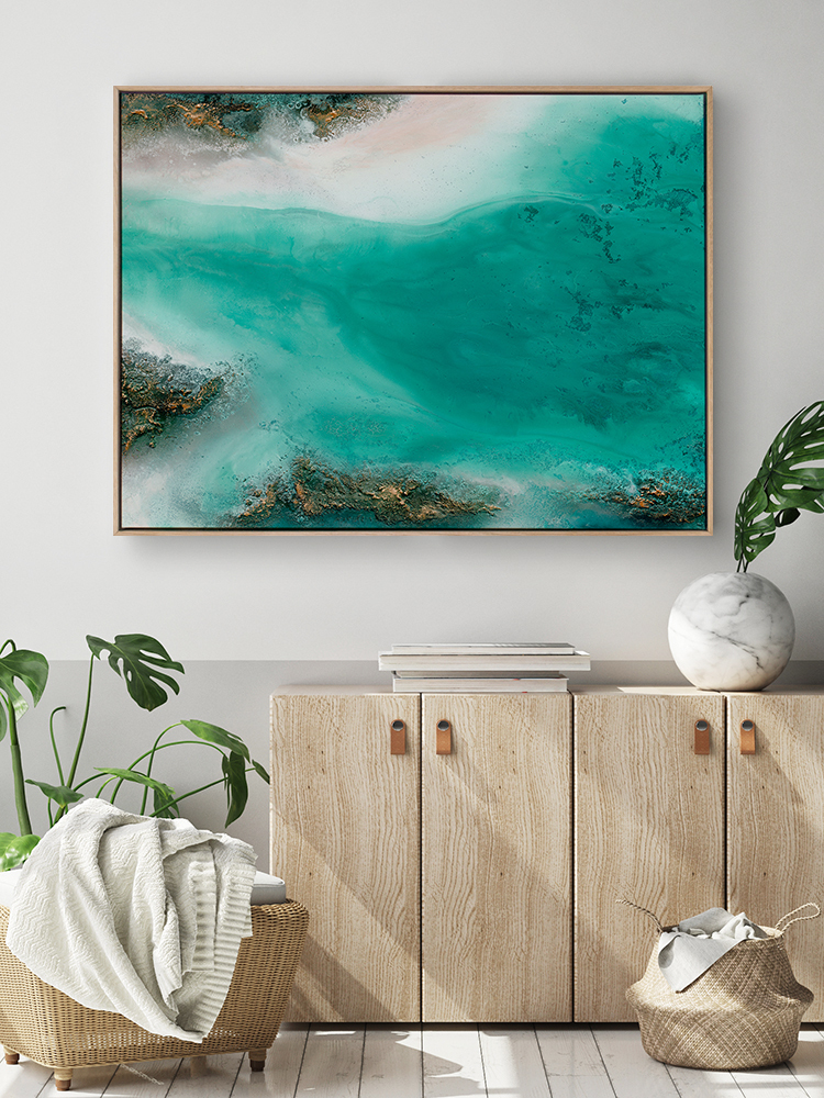 Oasis Bay Canvas Art Print