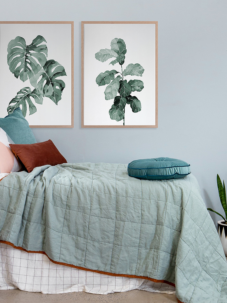 Phoenix Fiddle Leaf Poster