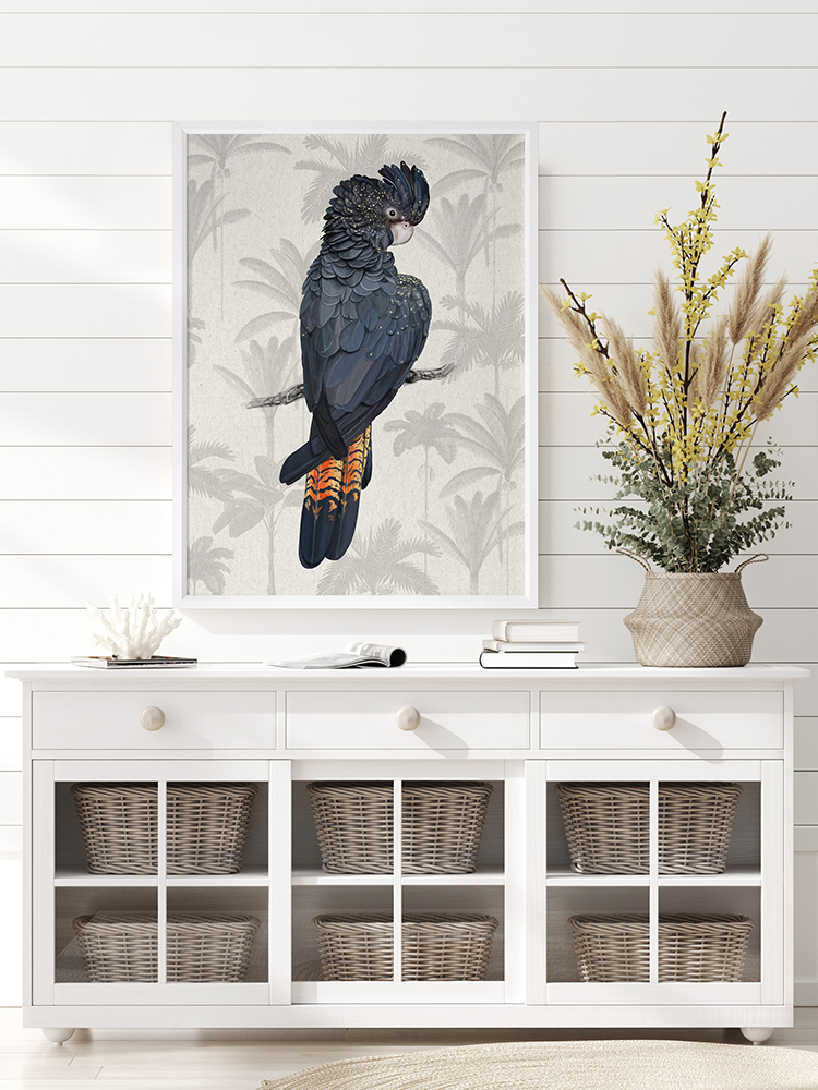 Tropical Cockatoo Poster