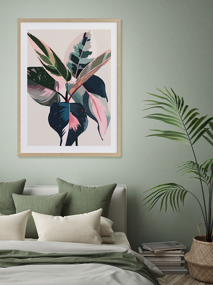 Pink Ficus Poster