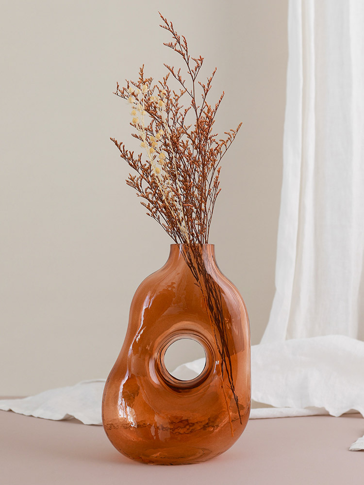 Caro Rust Glass Vessel