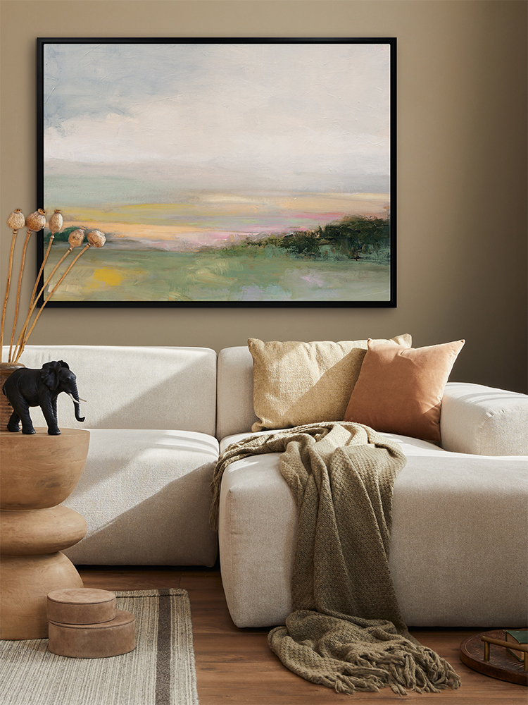 Pastel Seascape Canvas Art Print