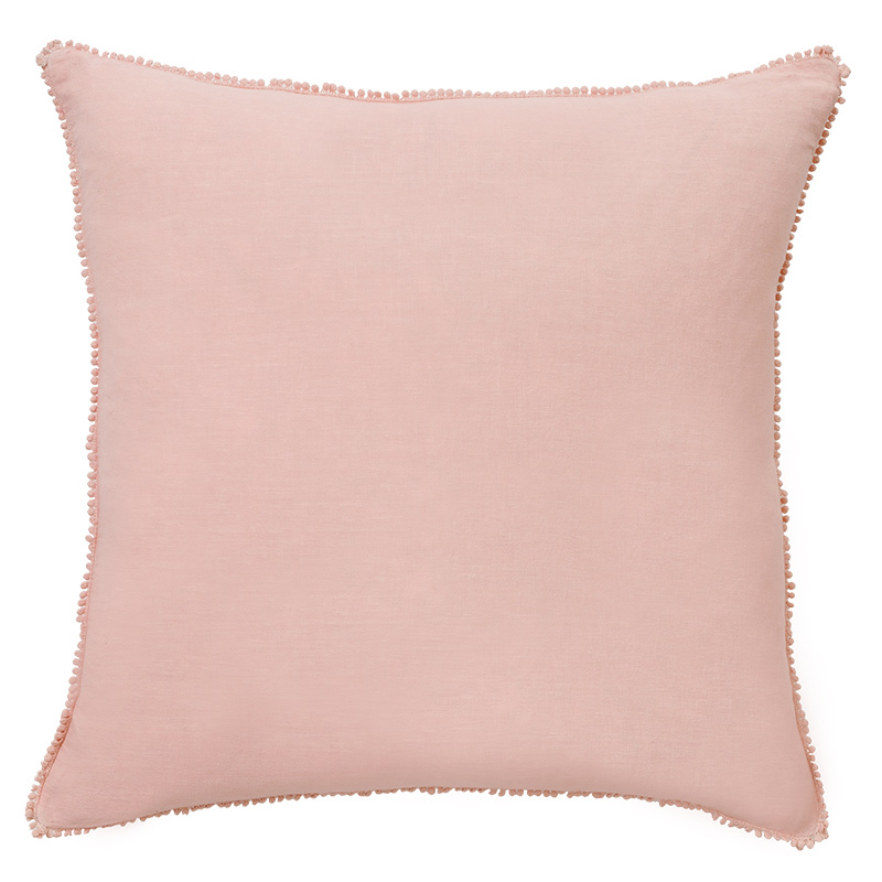 Pink Oversize Linen Cushion - 60x60cm