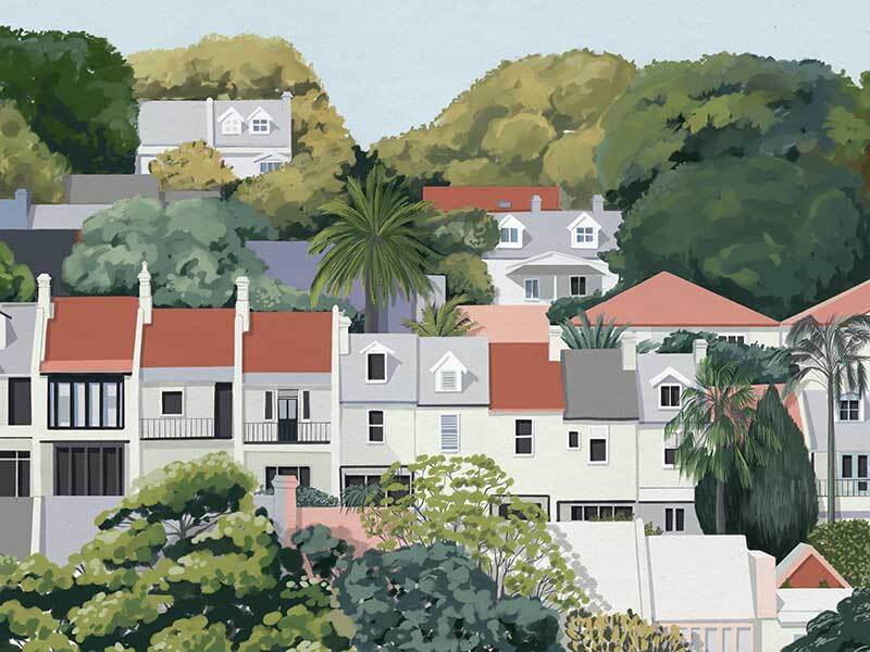 Surry Hills Canvas Art Print