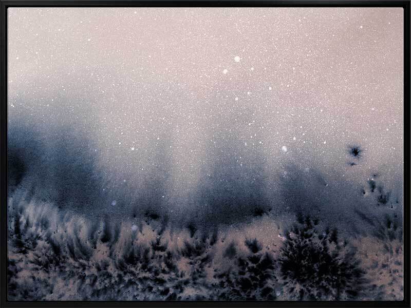 Southern Cross - Black Box Frame Canvas - 100x75 - Landscape