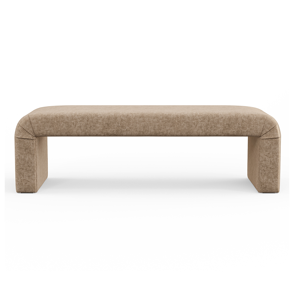 Felix Bench Seat - Oxford Tan Mottled Velvet