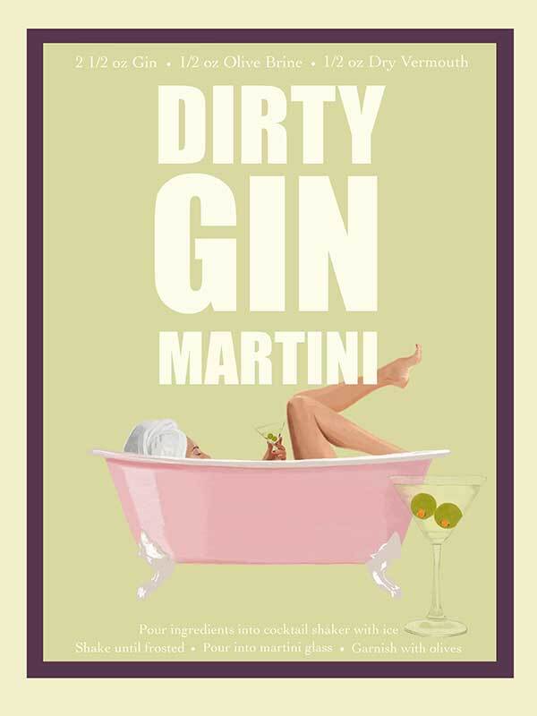 Dirty Gin Martin Poster